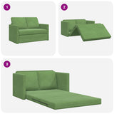 Sofa Bed Light Green 204 x 122 x 60 cm Velvet 42007951