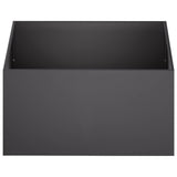 Garden Planter 2 pcs Black 60 x 60 x 40 cm Cold-rolled Steel 8005093
