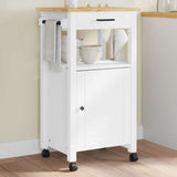 Kitchen Trolley MONZA 48x40x88.5 cm Solid Wood Pine 376090