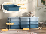 Kids Storage Unit, with Nine Drawers - Blue T3398P379055
