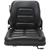 142320 Forklift & Tractor Seat with Suspension and Adjustable Backrest