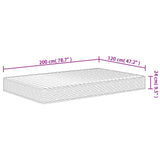 Foam Mattress Medium Soft 120x200 cm 373008