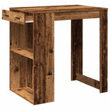 Bar Table Old Wood 102x70x103.5 cm Engineered Wood 3309328
