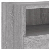 TV Wall Cabinet Grey Sonoma 80x30x30 cm Engineered Wood 836878