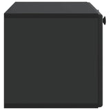 Wall-Mounted TV Cabinet 78.5 x 31 x 30 cm Black Engineered Wood 899226