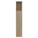 Headboard Cabinet Sonoma oak Engineered wood Medium Bed Headboard 811910