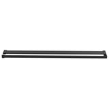 Shower Shelf for Walk-in Shower Wall Black 118 cm Aluminium 153619
