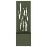 Garden Privacy Screen Olive green 50 x 150 cm Cold-rolled steel 876465