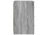 Sideboard Grey Sonoma 75 x 33 x 80 cm Engineered Wood 8011104
