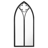 Mirror Black 70x30 cm Iron for Indoor Use 3093522