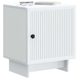 Bedside Cabinet White 43 x 34.5 x 50 cm Engineered Wood 893875