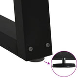 Coffee Table Legs V-Shape 2 pcs Black 40x cm Steel 4012524