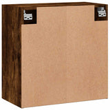 Wall Cabinet Smoked Oak 60x31x60 cm Engineered Wood 829977