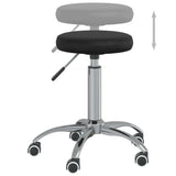 Office Swivel Chair Black Faux Leather 333152