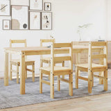 5 Piece Dining Set Panama Solid Wood Pine 3345188