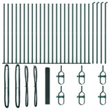 Welded Wire Fence with Concrete Base 50 x 1.2 m 3352474