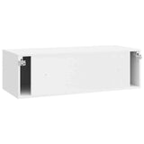 Wall-Mounted TV Cabinet High Gloss White 98 x 41 x 30 cm 898529