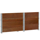 Garden Planter Brown 80x60 cm Solid Wood Pine 3295422