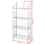 ZNTS Plant Rack Square White 40781