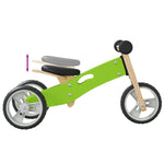 ZNTS Balance Bike for Children 2-in-1 Green 358353