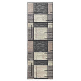 Rug Runner LESAKA Brown 100 x 400 cm Diamond Velvet 42045285