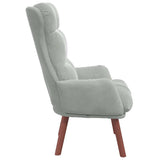 Armchair Light Grey 69 x 74 x 93 cm Velvet 42001834