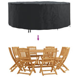 Furniture Cover Black 244 x 244 x 105 cm 600D Oxford Fabric 4106028