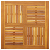 Table Top 80x80x2.2 cm Square Solid Wood Acacia 4004256