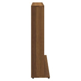CD Cabinet Brown Oak 100x23x89.5 cm Engineered Wood 815485