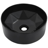 Wash Basin 36x14 cm Ceramic Black 143910