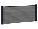 Fence Panel WPC and Aluminium Grey 42039071