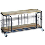 Tv Cabinet Varies Solid mango wood, Iron Medium Tv Cabinet 243301
