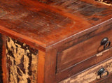 Reclaimed TV Hi-Fi Cabinet Side Cabinet Solid Wood 241629