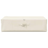 Storage Boxes 2 pcs Fabric 70x40x18 cm Cream 332908