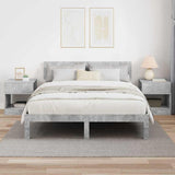 End Table 2 pcs Concrete Grey 40.5 x 40 x 45 cm Engineered Wood 890919
