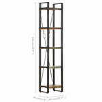 5-Tier Bookcase 40x30x180 cm Solid Reclaimed Wood 320629