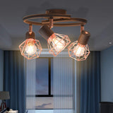 Ceiling Lamp with 3 LED Filament Bulbs 12 W 244395