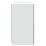 Sideboard with LED Lights White 123x37x67 cm 3209058