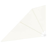 Collapsible Balcony Side Awning Cream 160x240 cm 41577
