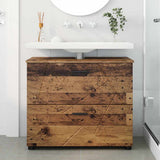 Bathroom Cabinet with Drawer Old Wood 76.5 x 35 x 64 cm 883302