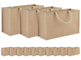 Jute Handbags 50 pcs Natural 42 x 33 x 19 cm 100% Tossa Jute 42012277