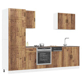 7 Piece Kitchen Cabinet Set Lucca Old Wood Engineered Wood 3314779