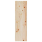 ZNTS Wall Cabinets 2 pcs 30x30x100 cm Solid Pinewood 813506