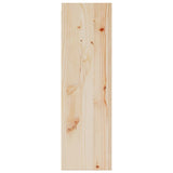 ZNTS Wall Cabinets 2 pcs 30x30x100 cm Solid Pinewood 813506