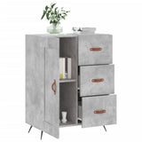 Sideboard Concrete Grey 69.5x34x90 cm Engineered Wood 830232