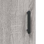 Highboard Grey Sonoma 69.5x34x180 cm Engineered Wood 3189971