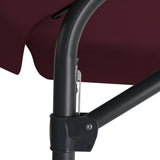 Garden Parasol with Steel Pole 300 cm Bordeaux Red 47316