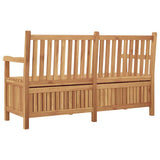 Garden Bench with Storage 150 x 60 x 90 cm Solid Teak Wood 42001960