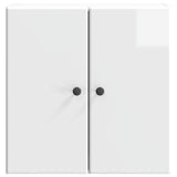 Wall-Mounted Cabinet High Gloss White 59 x 31 x 60 cm 899089