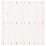 Wall Headboard White 108x3x110 cm Solid Wood Pine 824924